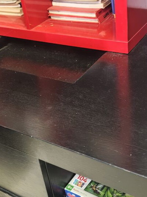 Coffee table, black, 1.20x0.80x0.40 m