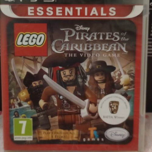 PS3 Lego Pirates of the Caribbean like new with manual
