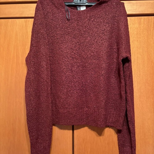 H&M women's sweater like new, red, size M