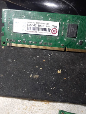 DDR3 Memory Card 2GB 1333MHz used for spare parts