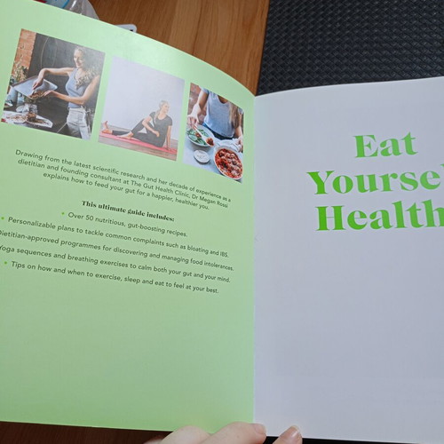 Eat Yourself Healthy book like new, gut health guide by Megan Rossi