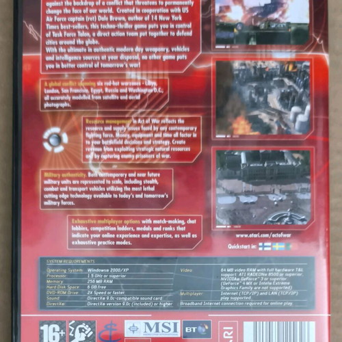 Act Of War Direct Action PC DVD-ROM like new