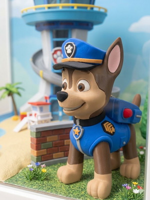 3D Figure Paw Patrol Chase made to order