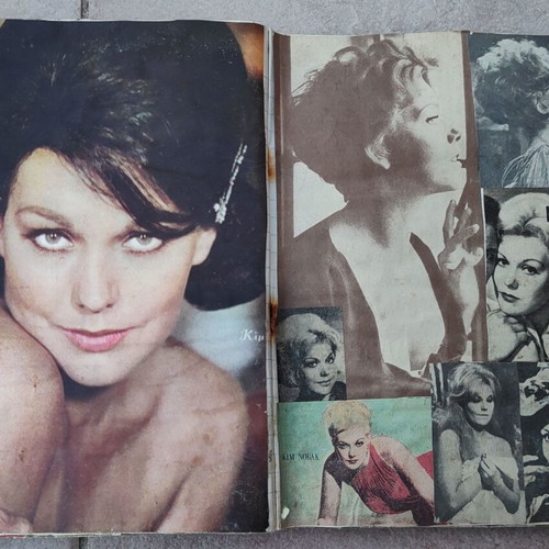 Album with actor photo clippings No2, 50 pages, 17x25cm