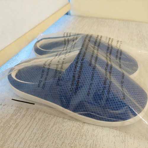 Gel small slippers size 37-38 new anatomical blue