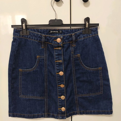 Stradivarius denim skirt worn once, size M 38 10