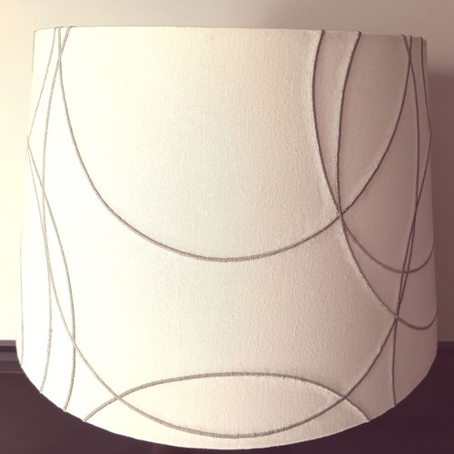 Ceiling lamp shade like new, height 22 cm, diameter 26-32 cm