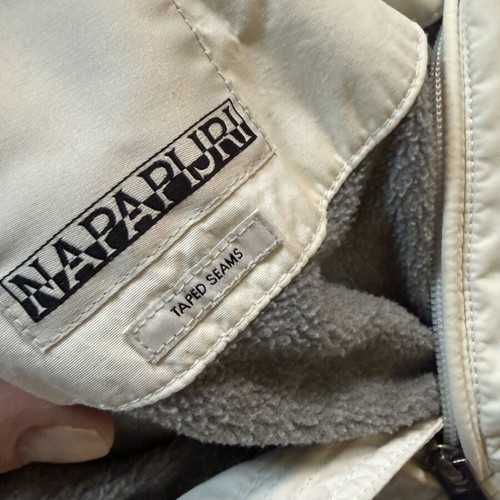 Napapijri Rainforest Winter 3 Anorak white, like new, size S