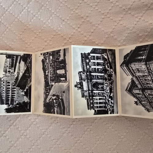 Ricordo di Roma vintage postcard album with 20 views