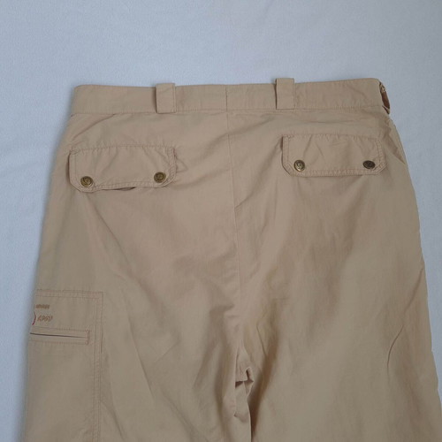 Fjallraven men's light hiking pants size 52 L W34 L30 beige like new