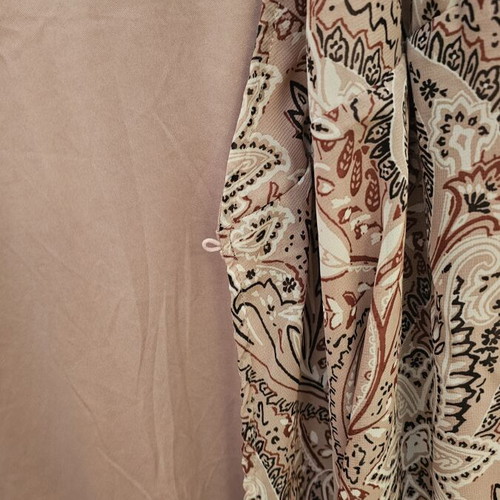 Sinsay boho mini dress, pink, size M