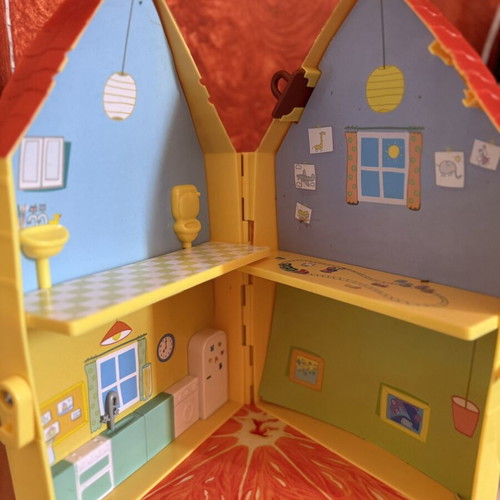 Κουκλόσπιτο Peppa Pig σαν καινούργιο, πολύχρωμο παιχνίδι