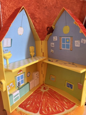 Κουκλόσπιτο Peppa Pig σαν καινούργιο, πολύχρωμο παιχνίδι