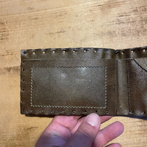Leather wallet brown new for coins, cards and banknotes