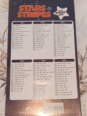 Stars & Stripes Class Audio CDs for Michigan ECPE, set of 6
