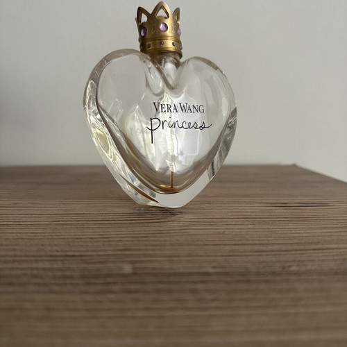 Decorative Vera Wang perfume bottle used
