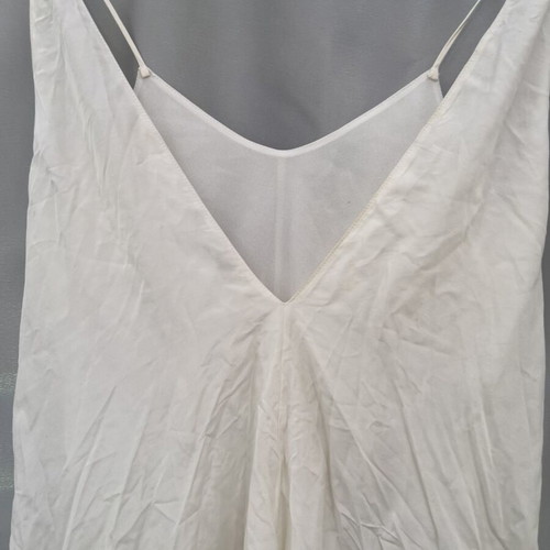 Patrizia Pepe dress used, size XS, white with wear and stain