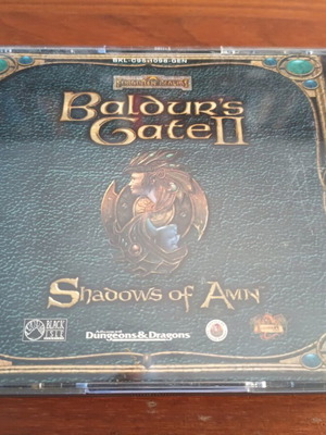 Baldur's Gate II Shadows of Amn PC game used, 4 CD set
