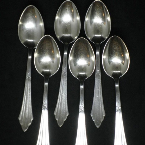 Vintage WMF Facer model spoons used with box