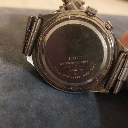 Seiko Bell Matic watch used with manual winding