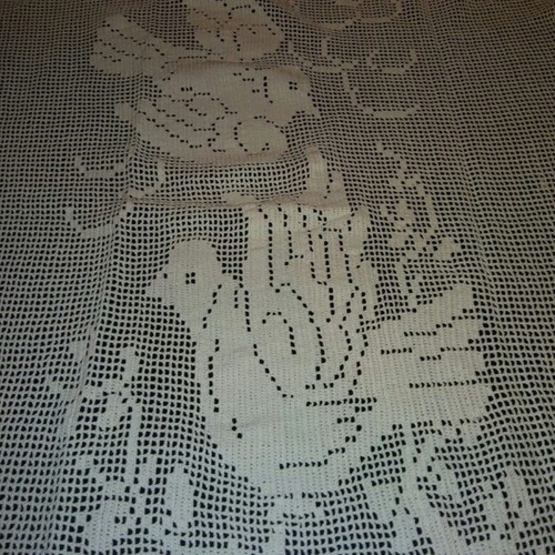 Handmade crochet knit new, ideal for frame