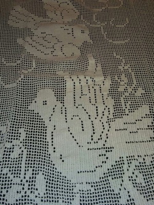 Handmade crochet knit new, ideal for frame