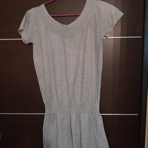 Naf Naf women's blouse used, grey, knitted garment
