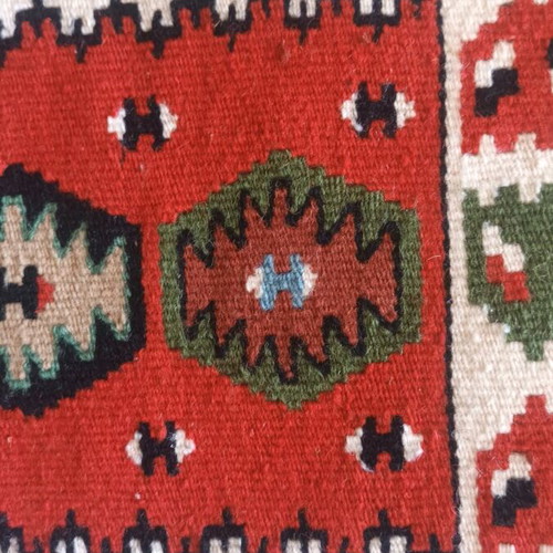 Wool kilim handmade 30cm×30cm new from Metsovo