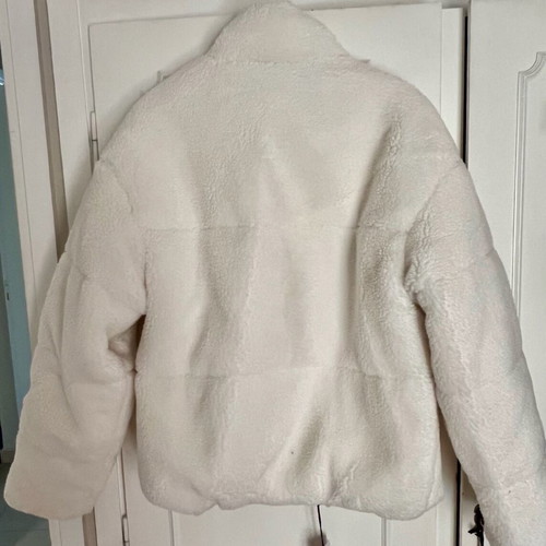 Alo Yoga Sherpa Puffer Jacket new, white, women's L/XL
