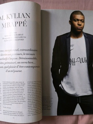 L'Officiel Hommes Γαλλικό περιοδικό με Κιλιάν Εμπαπέ, καινούργιο