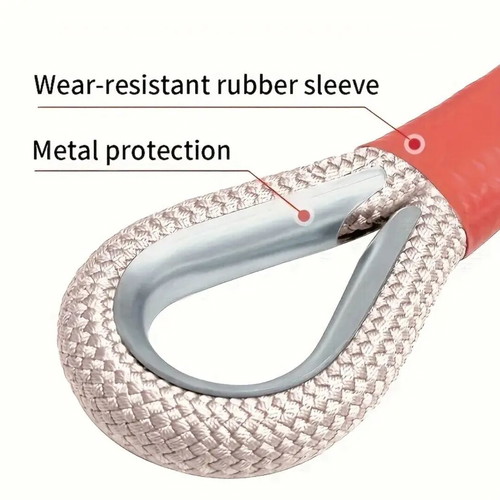 Tow rope 10t 5m new with heavy-duty hooks