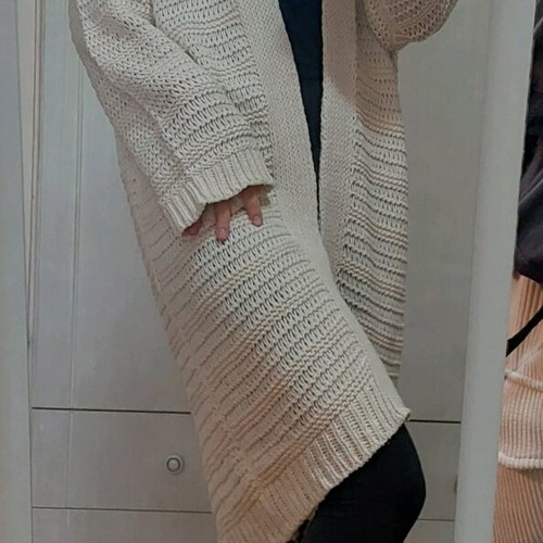 Pull & Bear knitted cardigan beige like new, small