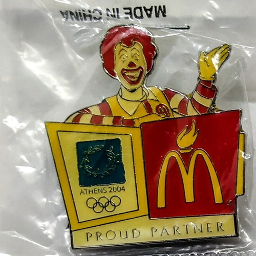 McDonald's Collectible Pin for Athens 2004 Olympic Games New