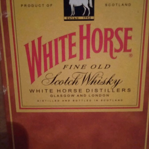 White Horse Scotch whisky new, sealed in box
