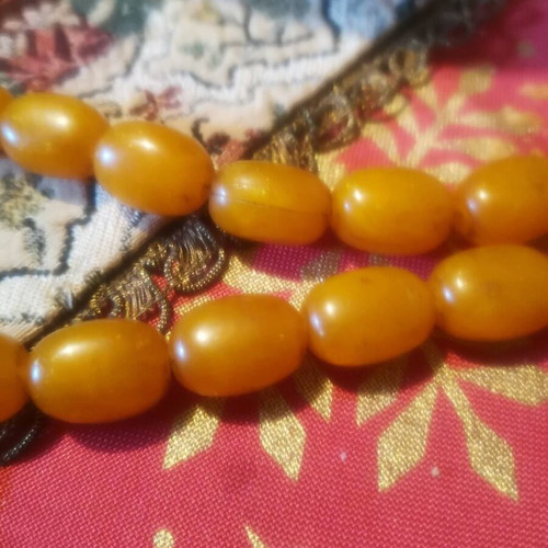 Collectible Worry Beads Old Amber Kahraman used 93g