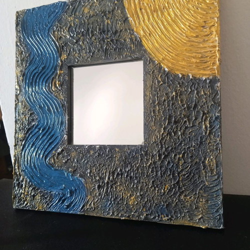 Handmade decorated mirror new