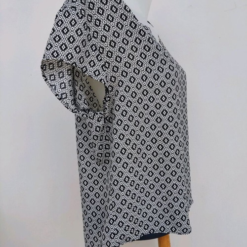 Blouse black and white No.40 like new