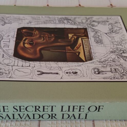 The Secret Life of Salvador Dalí book slightly worn