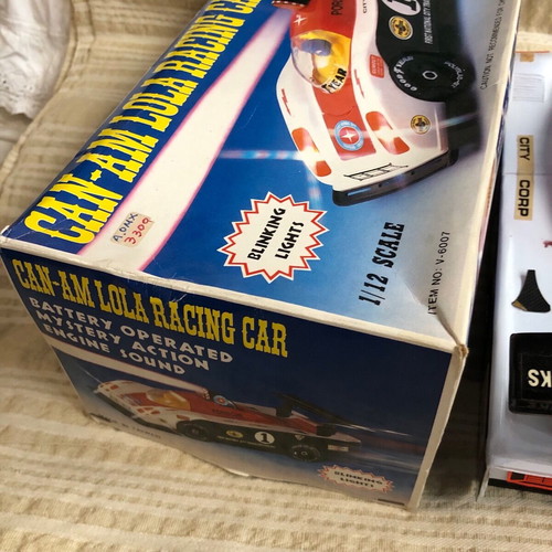 Large Formula Porsche collectible toy like new from the 80s