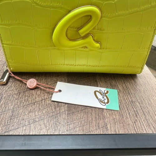 Axel wallet new lime croco