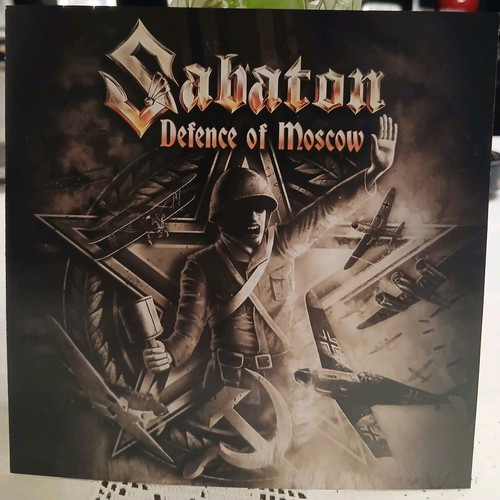 Sabaton Defence Of Moscow vinyl single 7" 45 RPM red limited edition like new