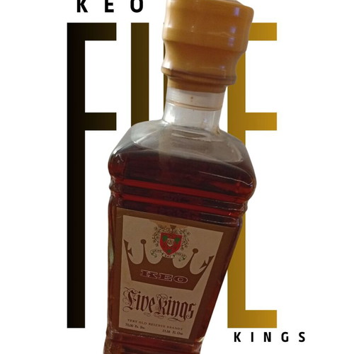KEO Five Kings Very Old Reserve Brandy new, vintage Cypriot