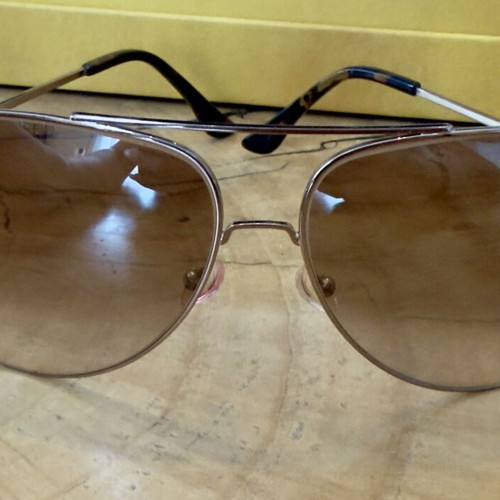 BSB Aviator sunglasses, brown gradient light mirror lenses
