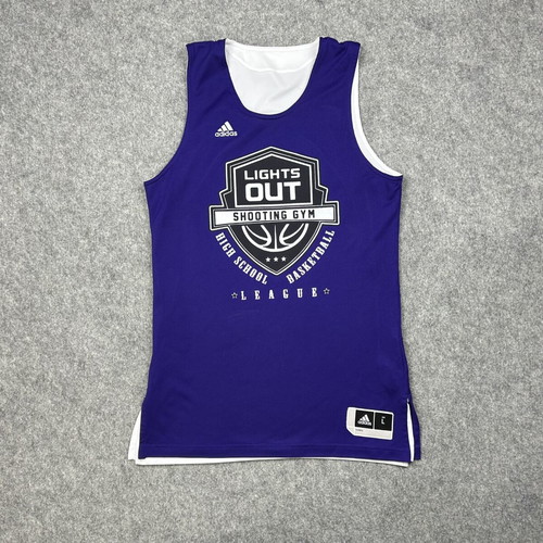 Adidas Reversible Basketball Jersey #5 Lights Out Shooting Gym League size L used