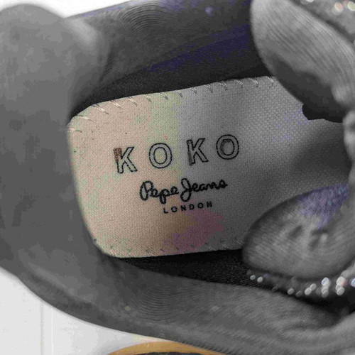 Pepe Jeans Koko Cut sneakers black, new women's athletic shoes
