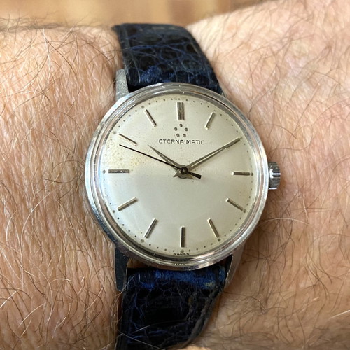 Eterna Matic used men's automatic vintage watch 33cm