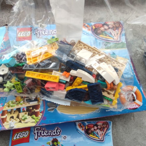 Lego Friends Beach & Rescue Set used, with original box and instructions