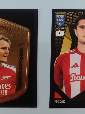 Αυτοκόλλητα ποδοσφαίρου Panini FIFA 365 σαν καινούργια, σετ 3 τεμαχίων
