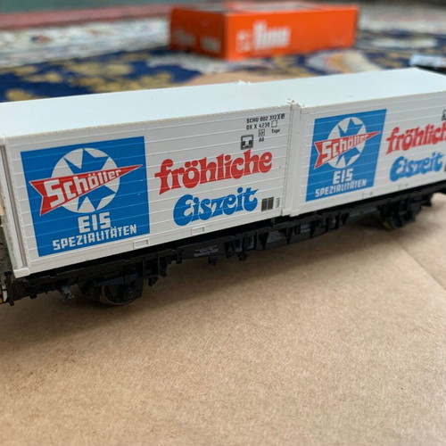 Fleischmann Schöller Eis Spezialitäten Wagon H0 collectible like new