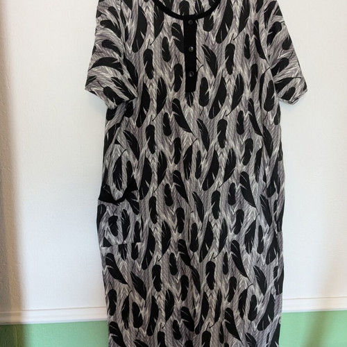 Dress XXL like new, black and gray
